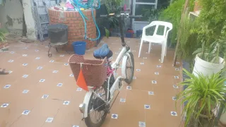 Bicicleta eléctrica plegable blanca ,wateria,nueva
