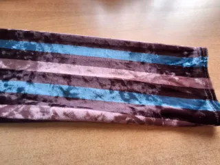 Vestido Kling rayas terciopelo