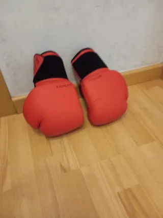 Guantes de boxeo rojos 10oz
