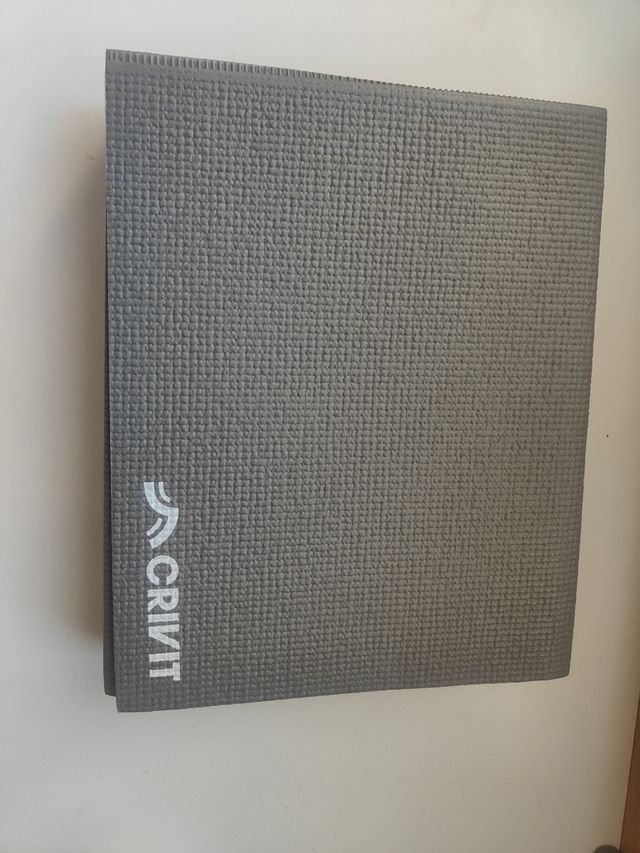 Esterilla yoga plegable gris