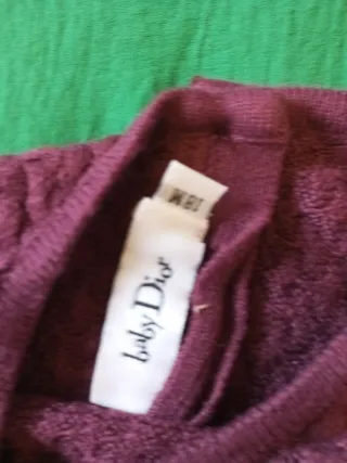 Vestito Baby Dior misto cashmere e cotone 18 mesi