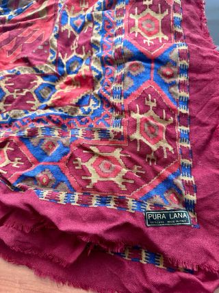 Pañuelo 100% Lana Pura Lana Made in Italy