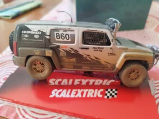 Lote 3 coches Scalextric  Hummer  Seat León 2012 s