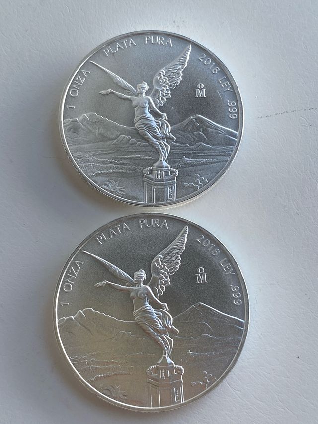 2 Onzas Plata Libertad 2018-2019