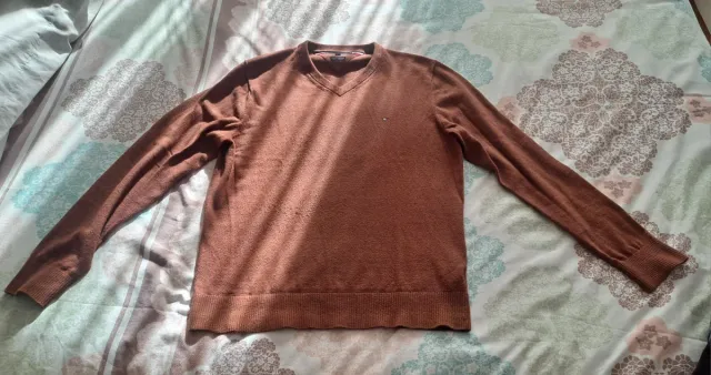 Jersey Tommy Hilfiger Hombre Marrón Talla M