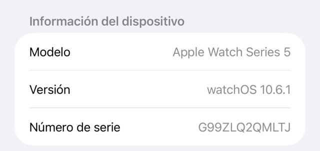 Apple Watch Series 5 Oro Rosa 32 GB