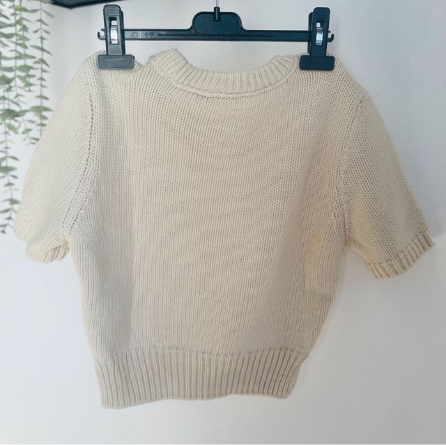 Jersey corto beige manga corta