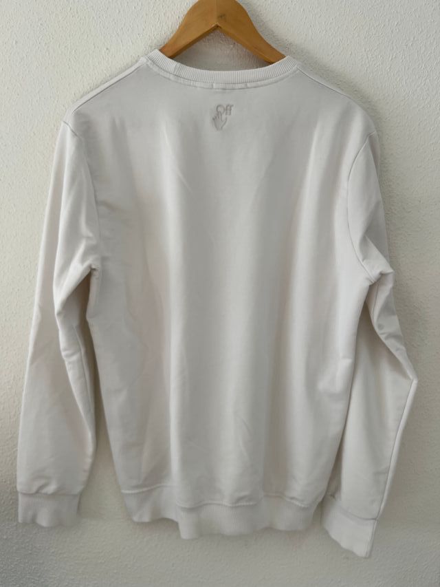 Sudadera Off White Blanco Roto Talla L