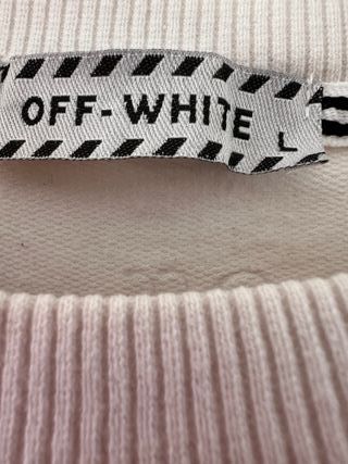 Sudadera Off White Blanco Roto Talla L