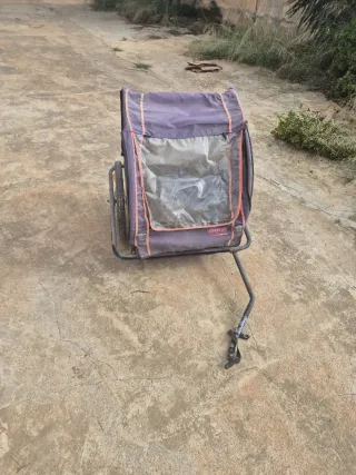 Remolque bici 2 plazas niños