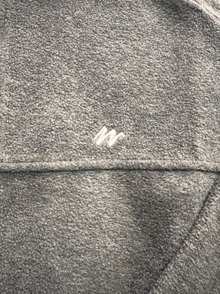 Giacca pile Quechua zip grigio taglia M