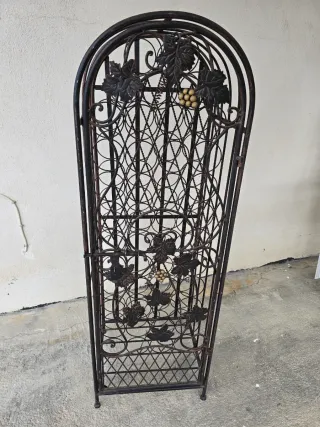 Portabottiglie vino in ferro battuto