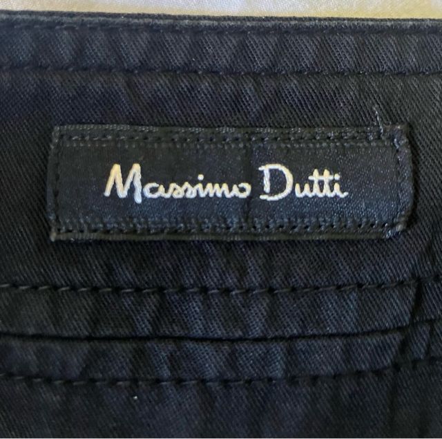 Falda corta negra Massimo Dutti