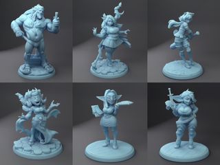 Miniaturas Fantasy 32mm Héroes de Taberna