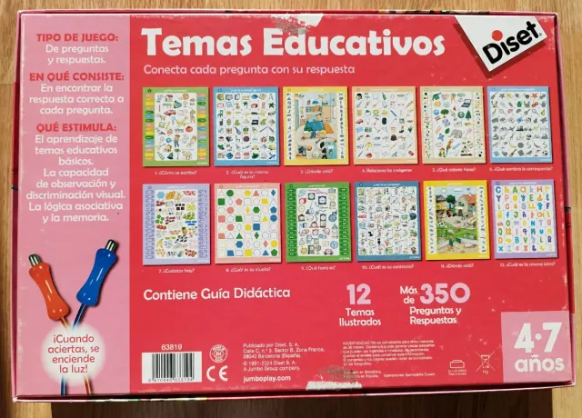 Juego Lectron Temas Educativos Diset