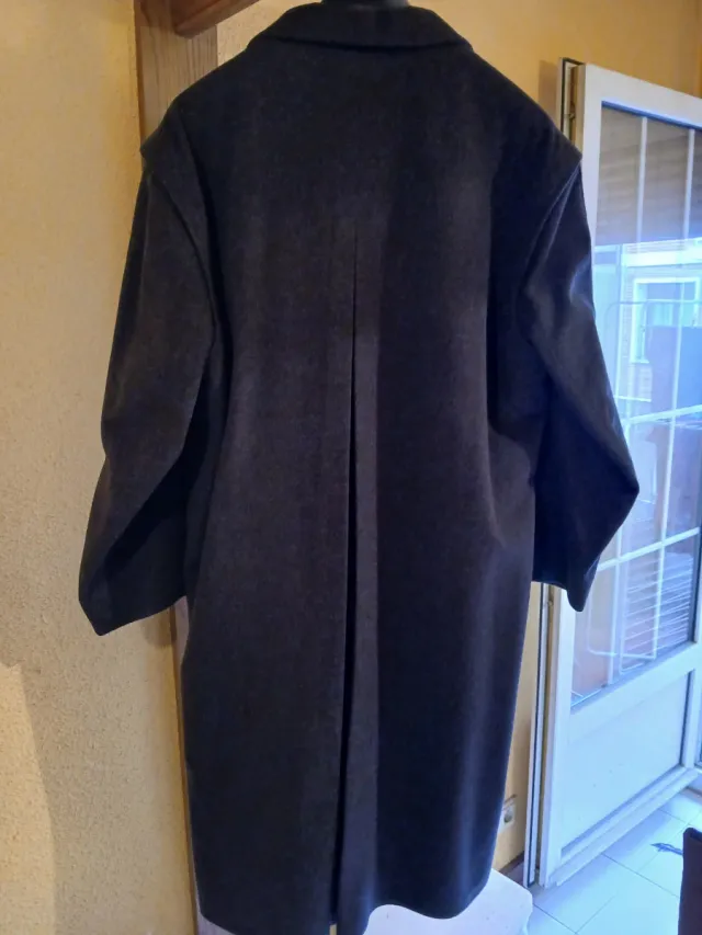 Abrigo Loden Cortefiel Talla 54 Negro