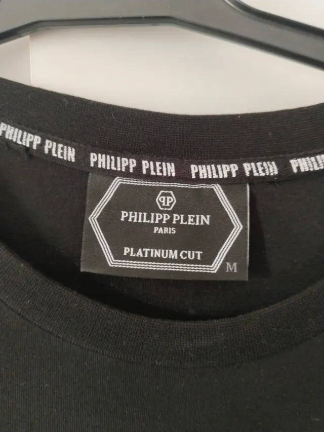 Camiseta Philipp Plein Negra con Diseño