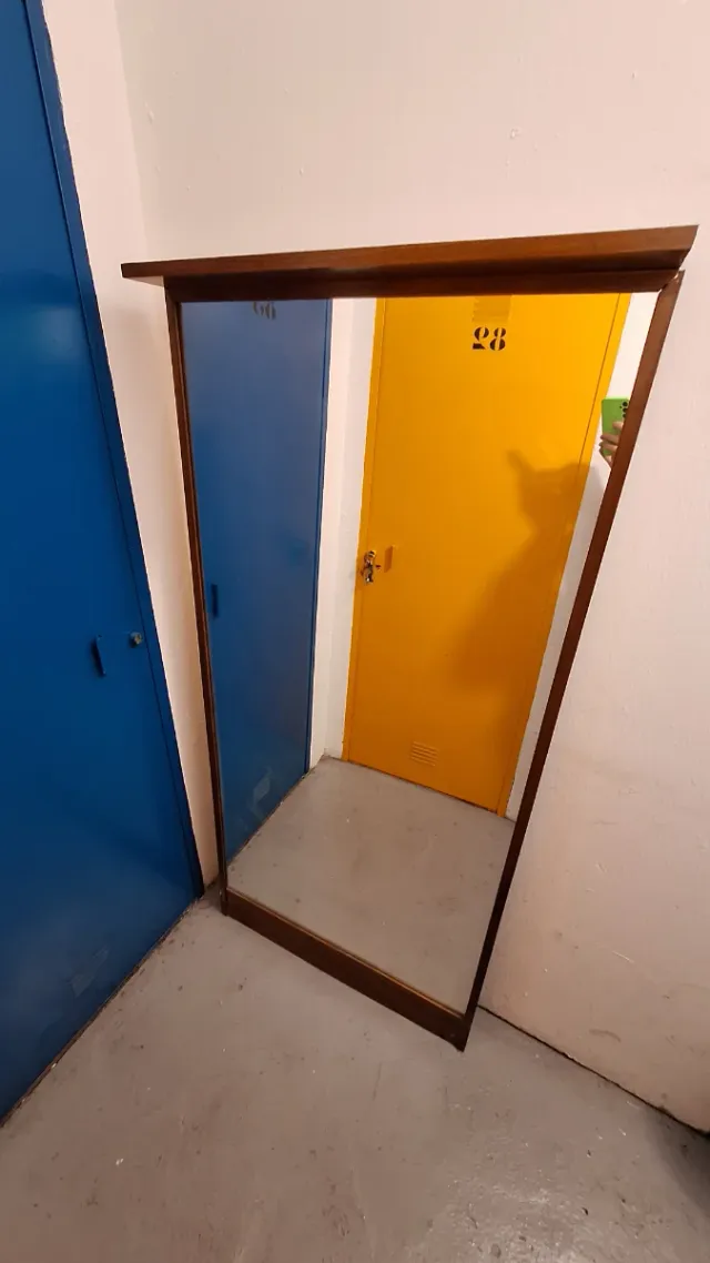 Espejo con repisa , Alto Madera 156cm