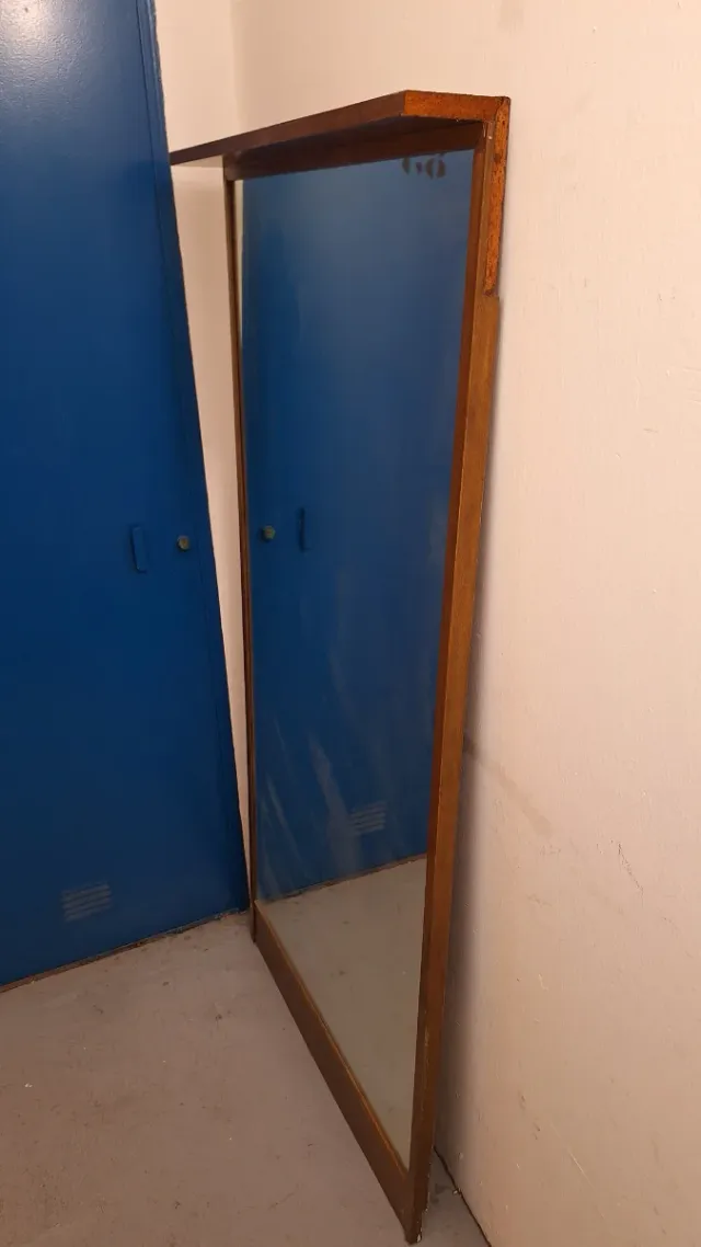 Espejo con repisa , Alto Madera 156cm