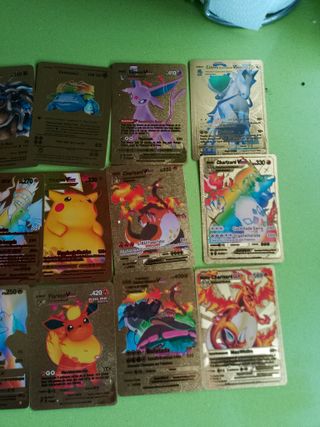 Cartas Pokémon Doradas
