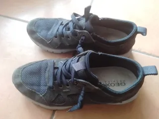 Scarpe uomo Geox blu/grigie