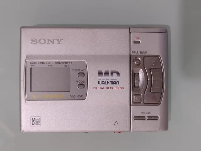 Sony MiniDisc MZ-R50 Argento