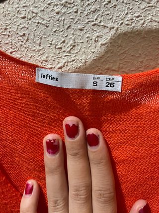 Jersey fino cuello pico Lefties talla S