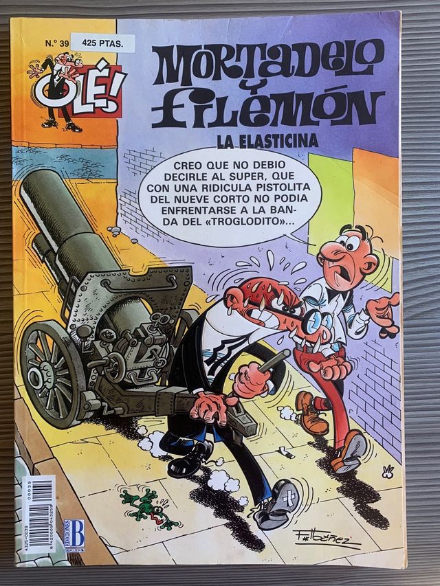 5 Tebeos: Mortadelo y Filemón, Súper López,ZipZipe