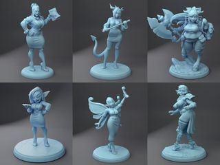 Colección Figuras RPG Femeninas 32mm