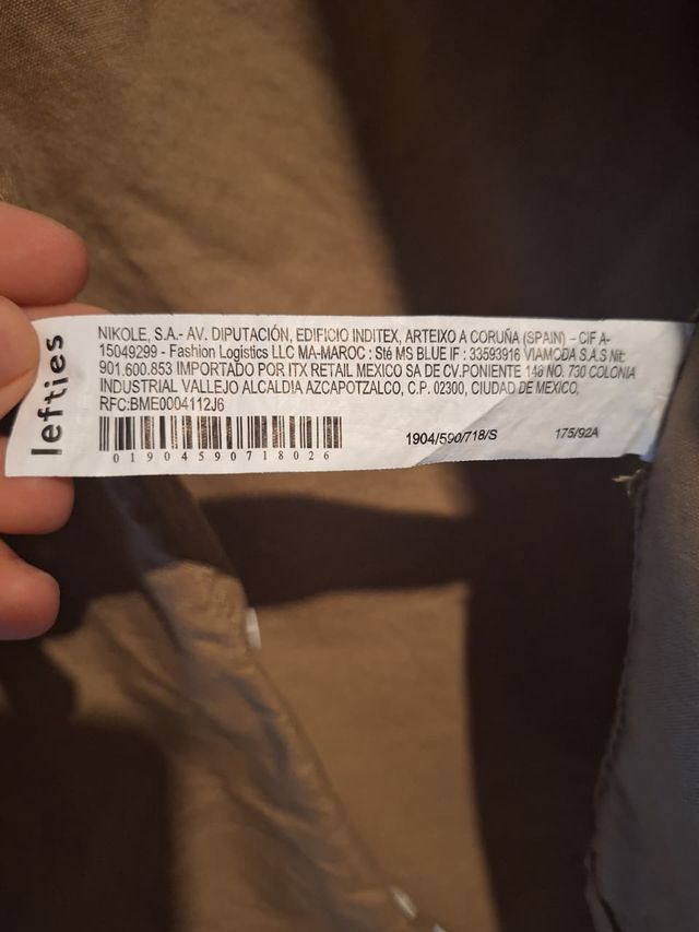 Camicia beige Lefties taglia S