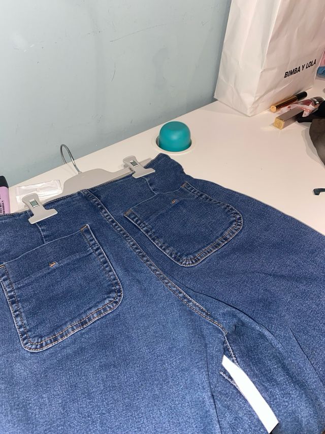 Pantalones vaqueros mujer azules