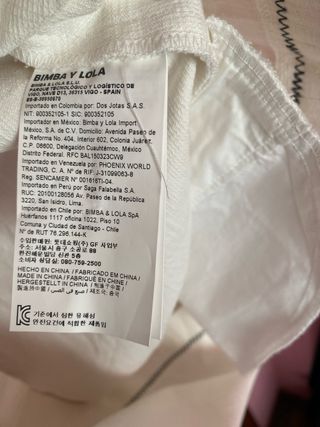 Vestido Bimba y Lola Beige Talla S