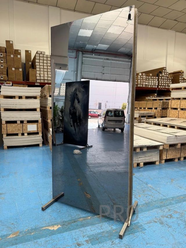 Placa decorativa Espejo Negro