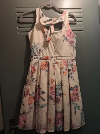 Vestido comunión floral talla M