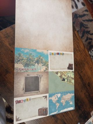 Pack Papeles Scrapbooking Viajes