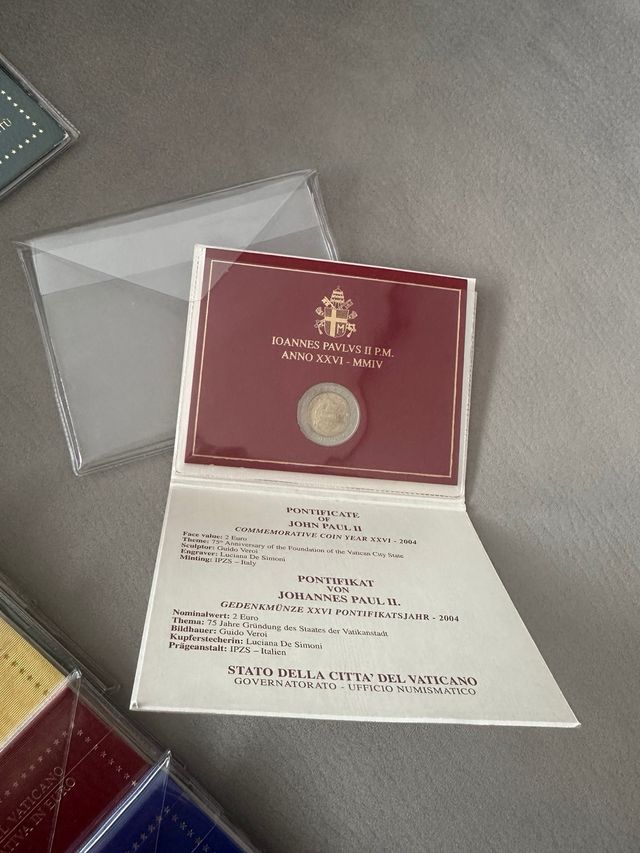 Monedas 2€ Vaticano Conmemorativas