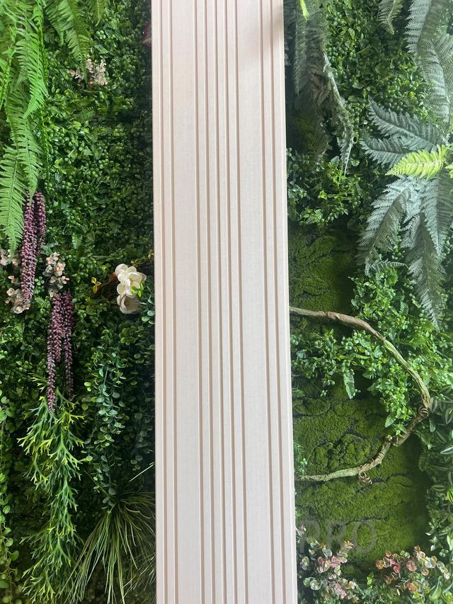 Listones de PVC Beige Efecto Tela