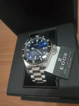 Orologio Automatico Edox Skydiver 70s Date