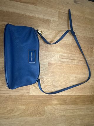 Bolso piel azul Bimba y Lola