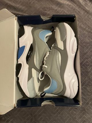 Scarpe Dior B22 Blu/Grigie