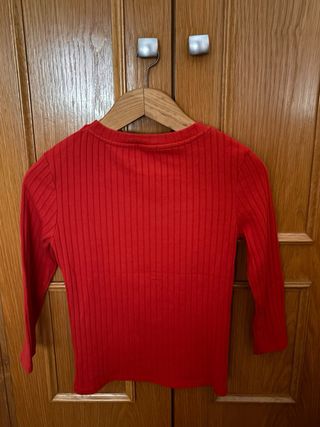 Jersey rojo de canalé