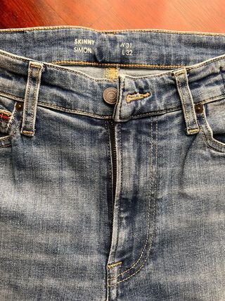 Jeans skinny Tommy Jeans W31 L32 blu