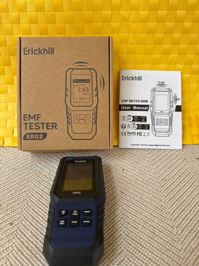 Medidor EMF Erickhill ER02 Recargable