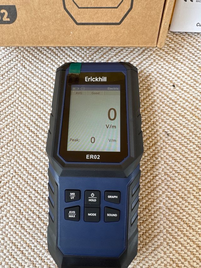 Medidor EMF Erickhill ER02 Recargable