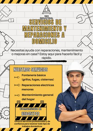 Servicios de mantenimiento y reparaciones a domici