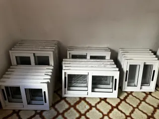 Ventanas correderas aluminio blanco nuevas