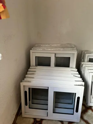 Ventanas correderas aluminio blanco nuevas