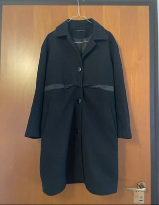 Cappotto nero Sisley taglia L
