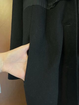 Cappotto nero Sisley taglia L