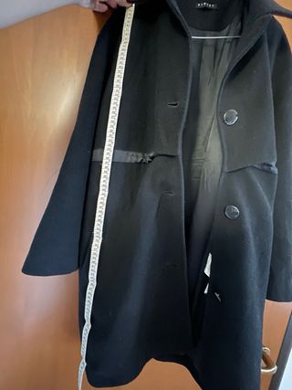 Cappotto nero Sisley taglia L